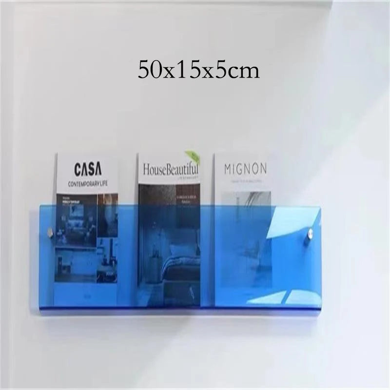 "VISIBLE" ACRYLIC BOOKSHELF