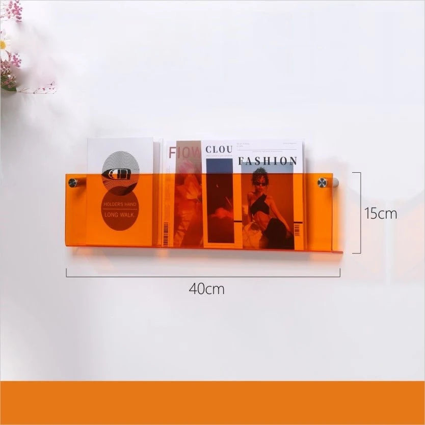 "VISIBLE" ACRYLIC BOOKSHELF