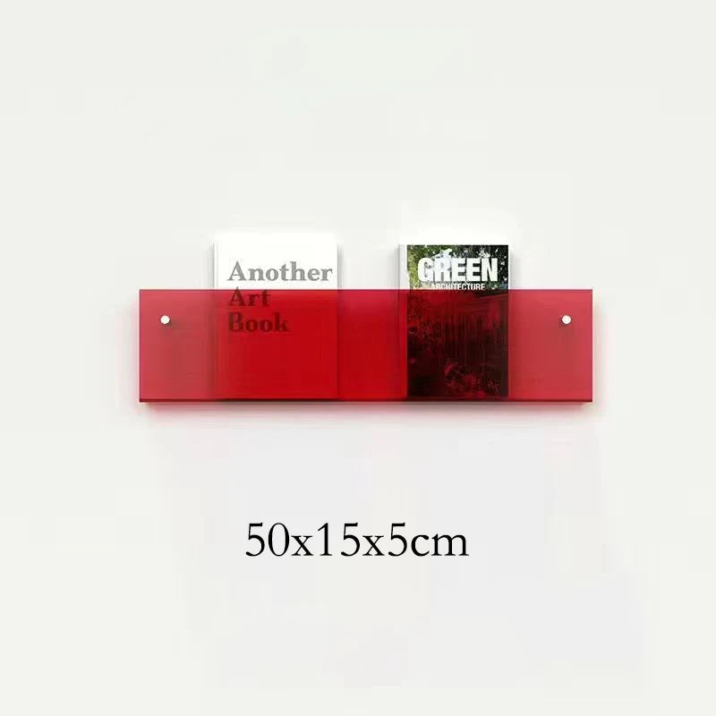 "VISIBLE" ACRYLIC BOOKSHELF