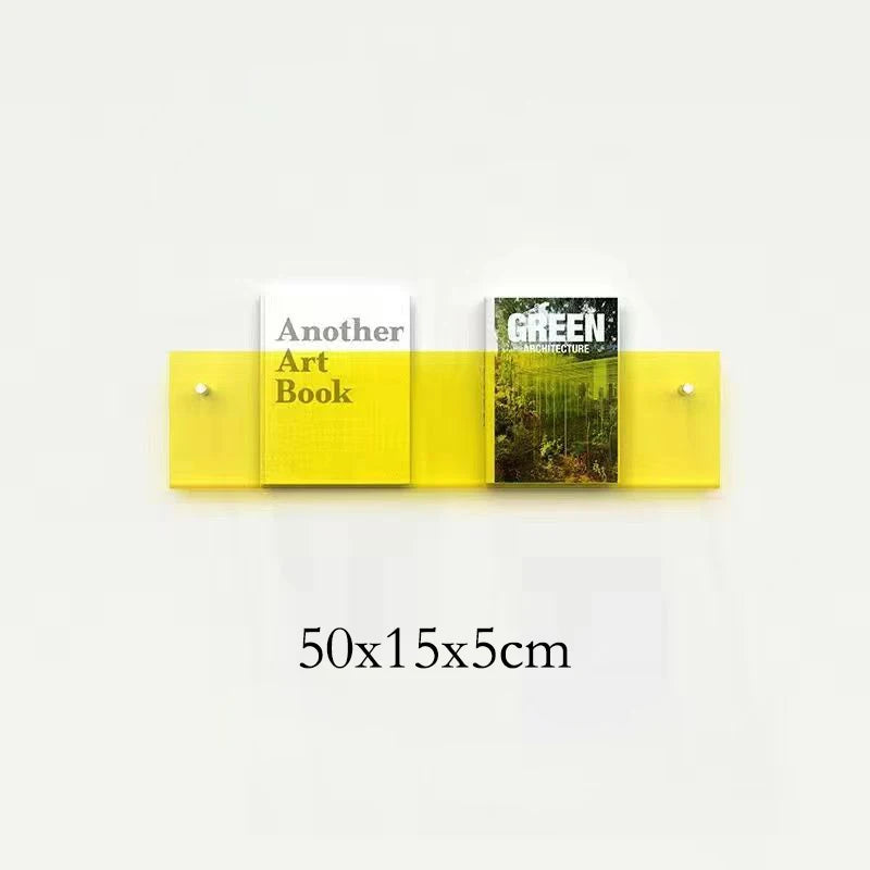 "VISIBLE" ACRYLIC BOOKSHELF