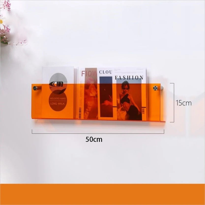 "VISIBLE" ACRYLIC BOOKSHELF