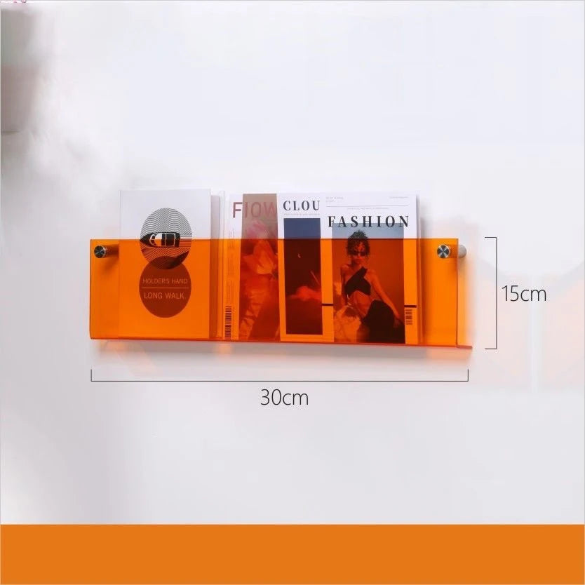 "VISIBLE" ACRYLIC BOOKSHELF