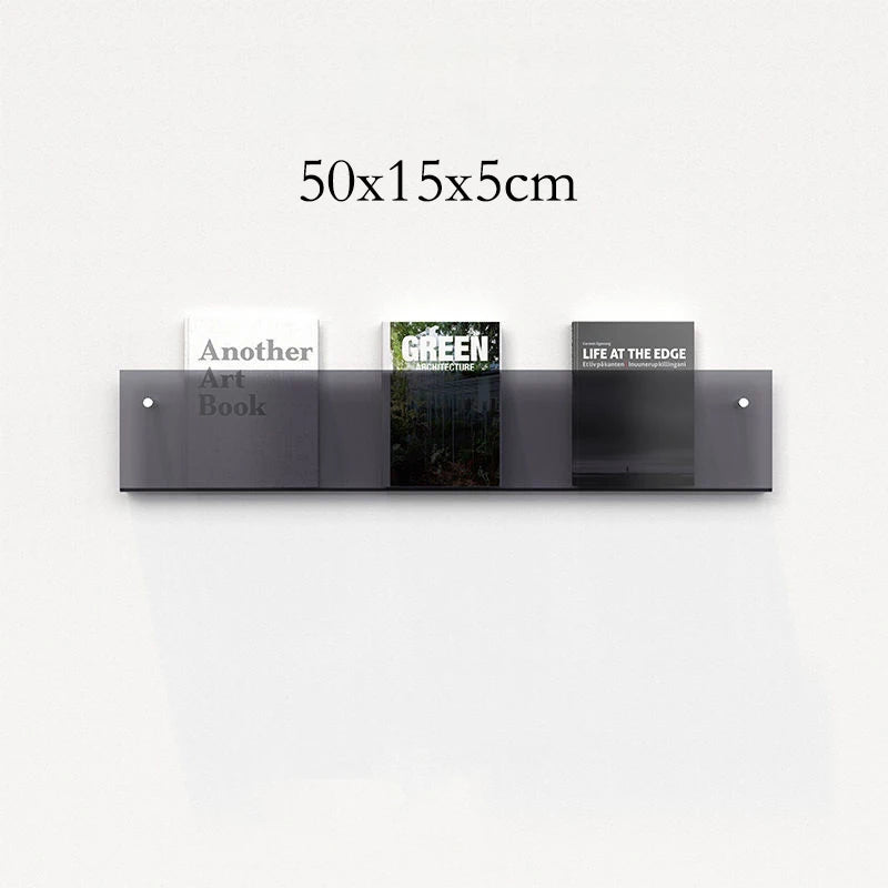 "VISIBLE" ACRYLIC BOOKSHELF