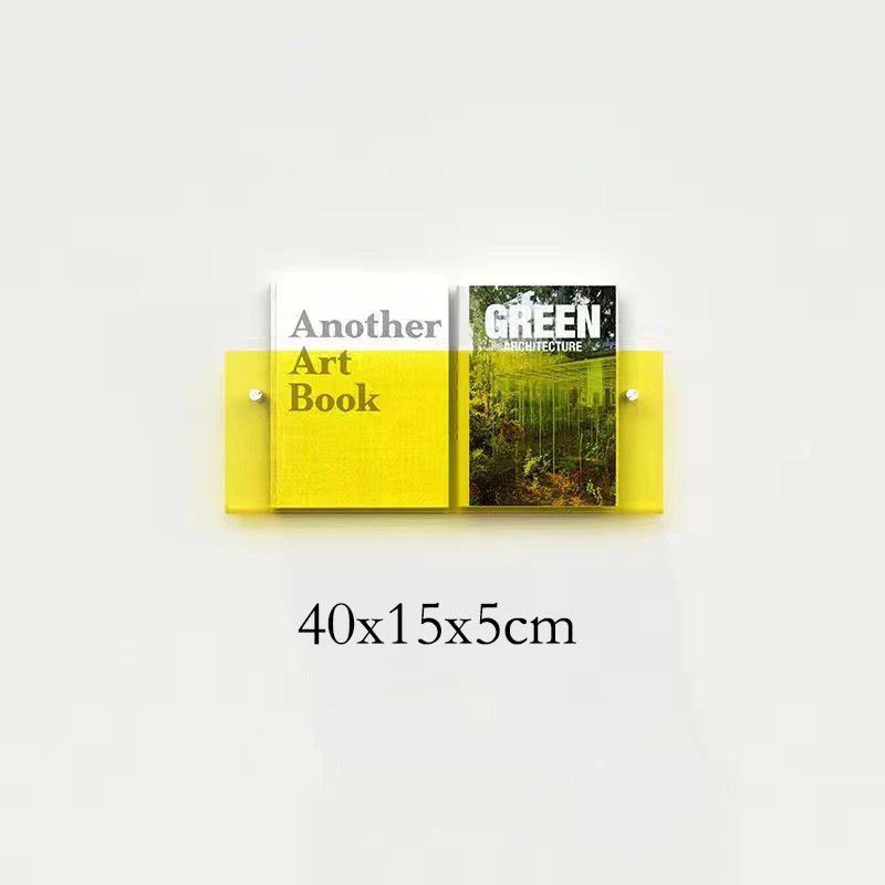 "VISIBLE" ACRYLIC BOOKSHELF