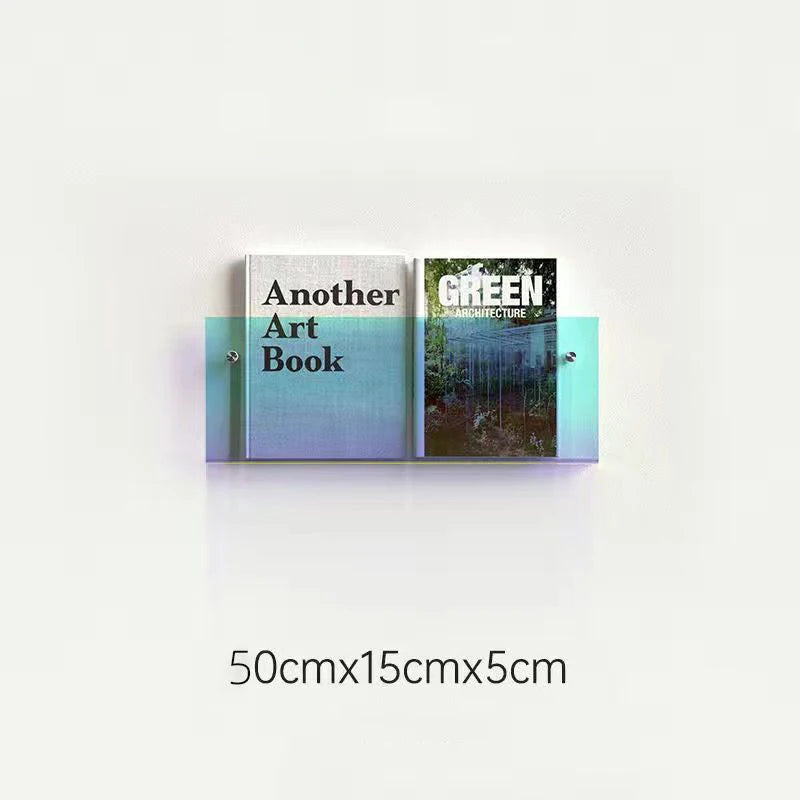 "VISIBLE" ACRYLIC BOOKSHELF