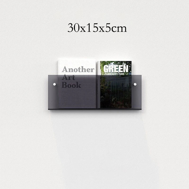 "VISIBLE" ACRYLIC BOOKSHELF