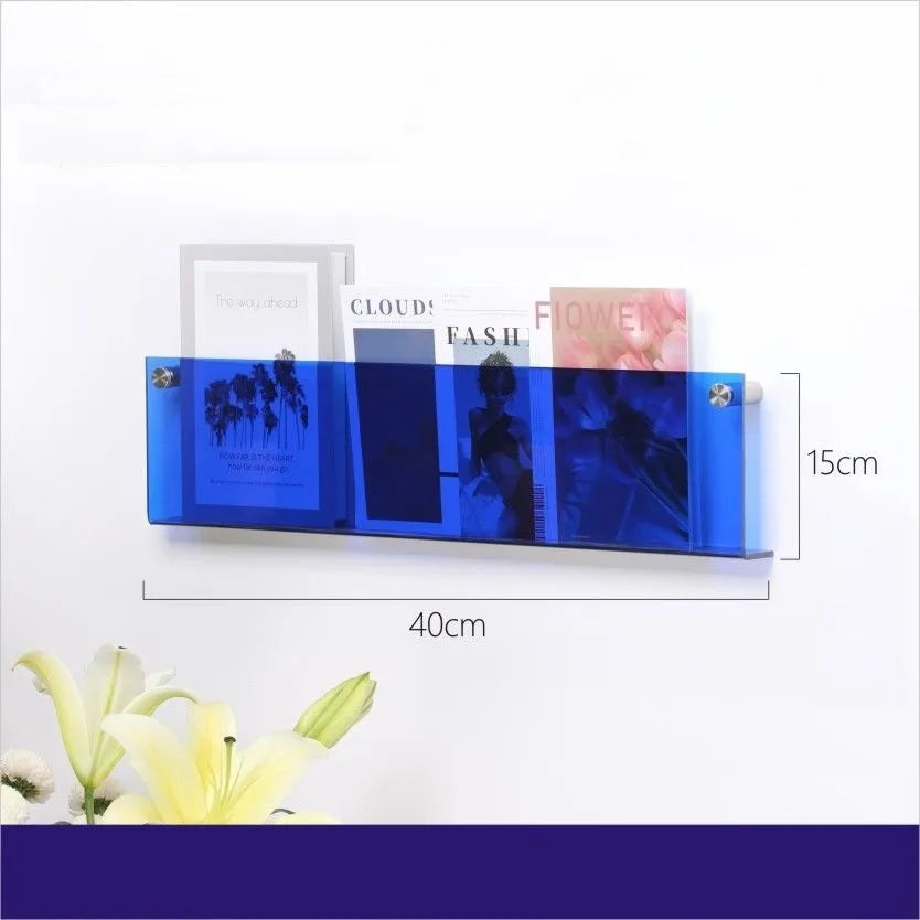 "VISIBLE" ACRYLIC BOOKSHELF