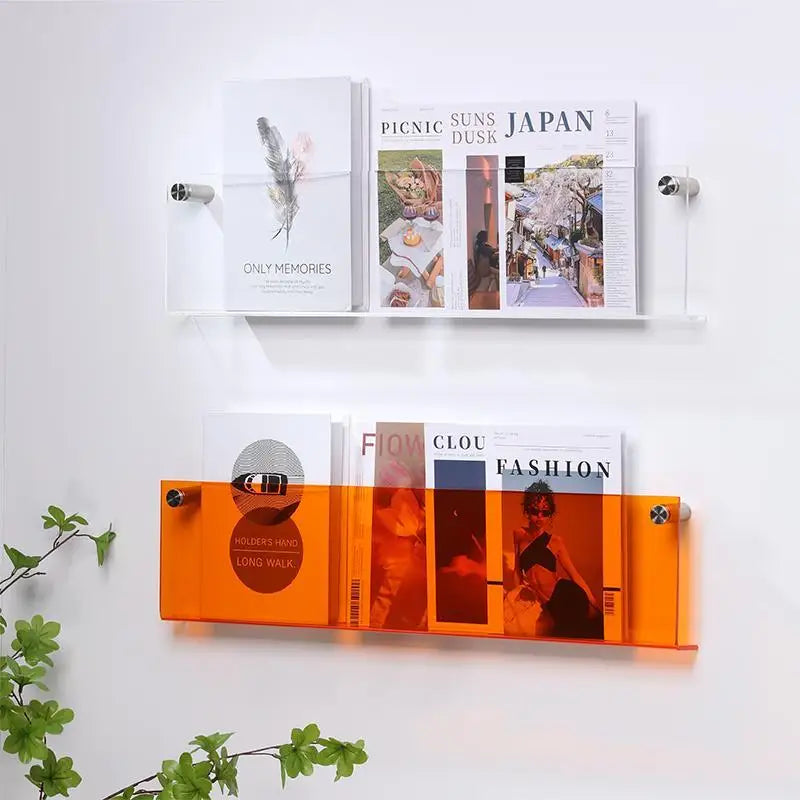 "VISIBLE" ACRYLIC BOOKSHELF